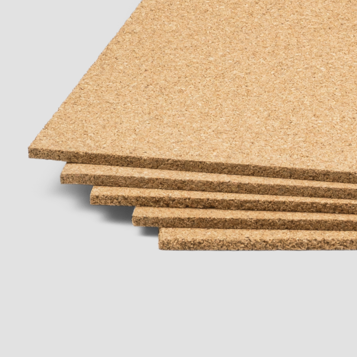 Feuilles de liège à grain fin