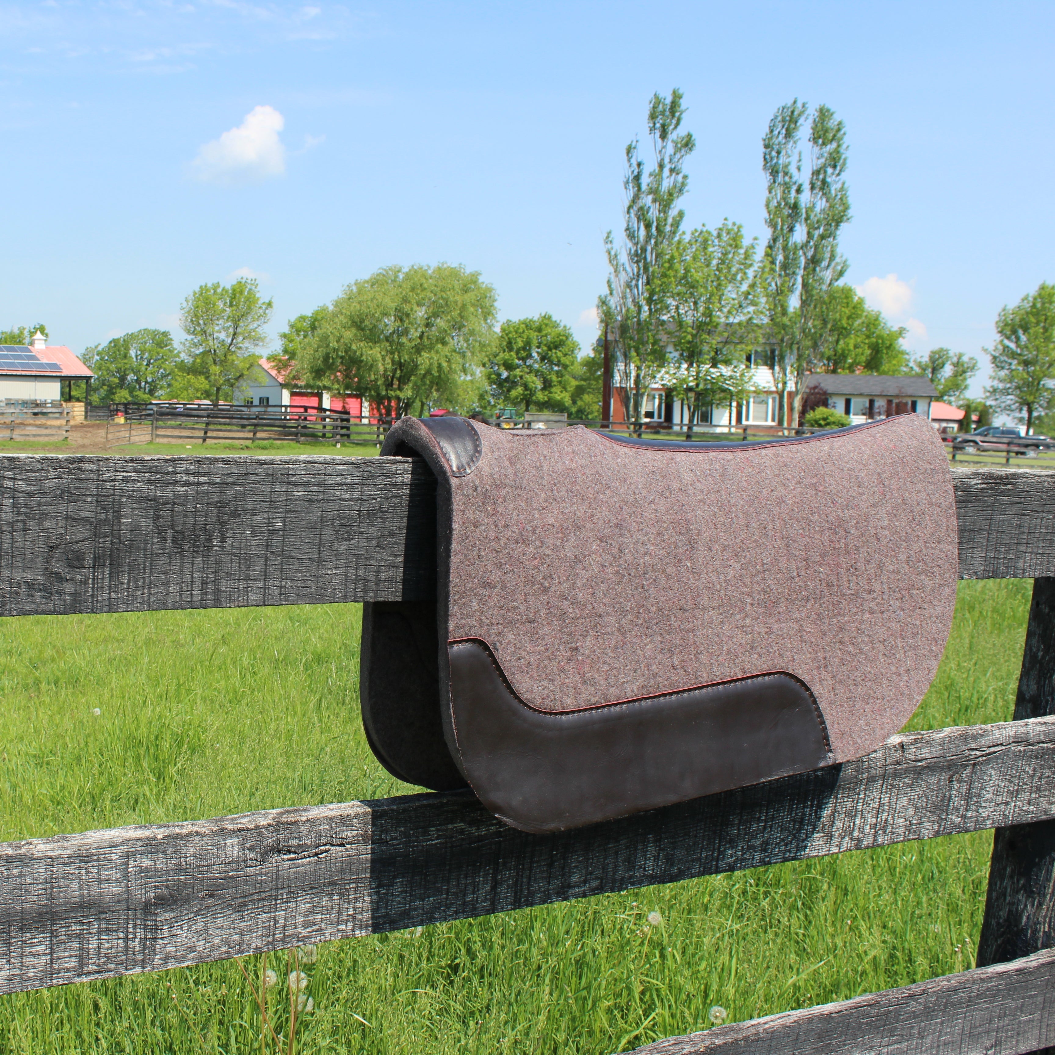 Tapis de selle en 2 pièces