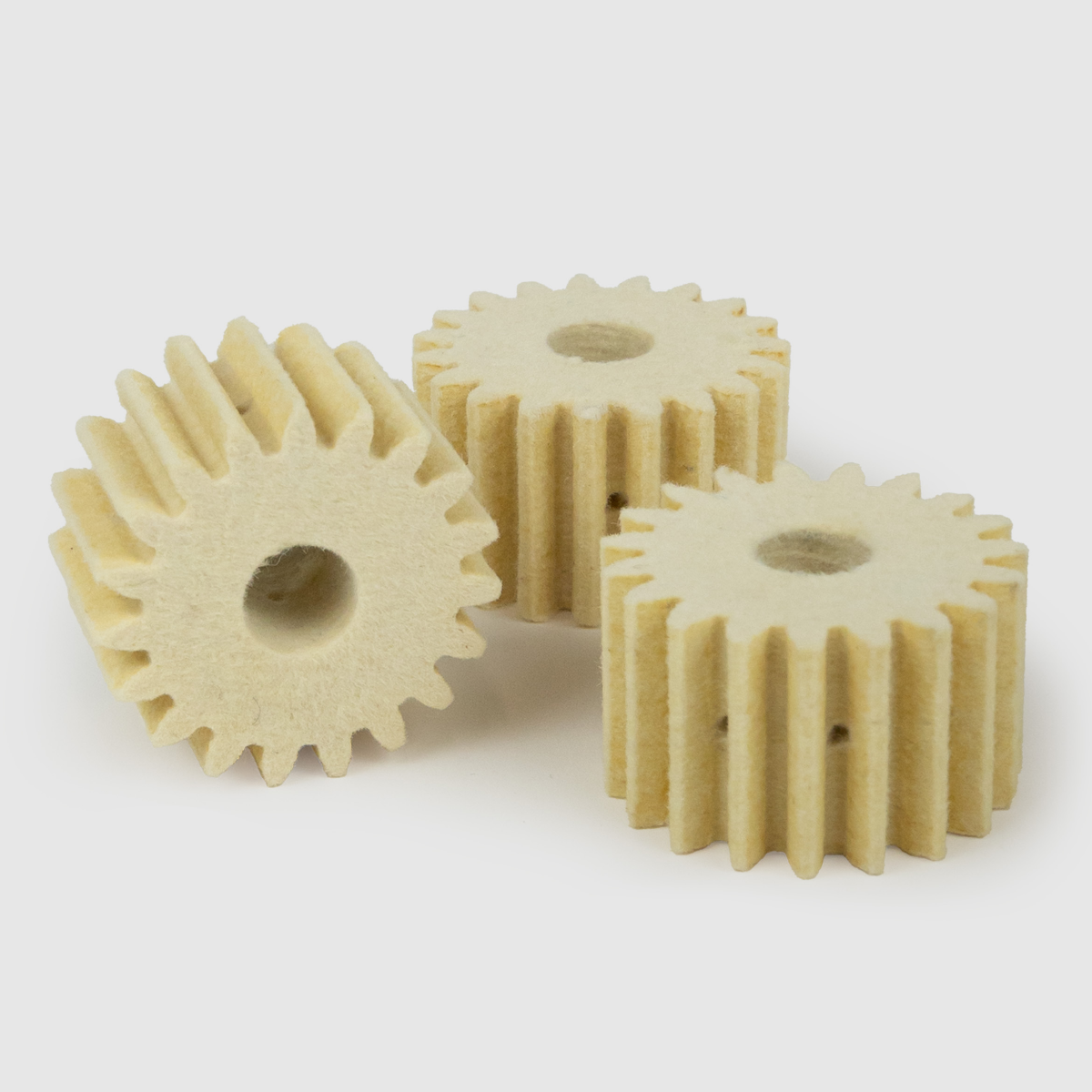 Engrenages en feutre – inclinés